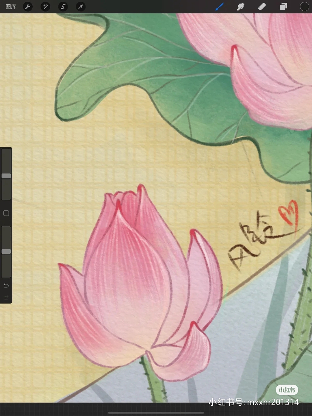 手绘旗袍女孩/十二花神之荷花（图ZMjYyNDA0ODcy） - 创作习作 - 站酷设计师风铃mx原创素材 - 站酷ZCOOL