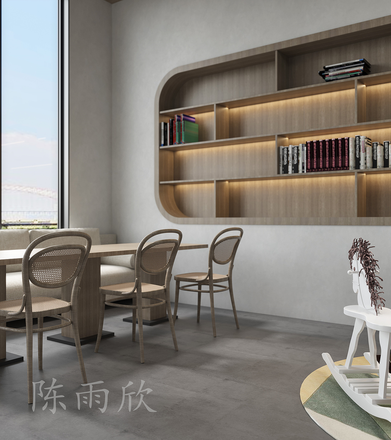 民宿大厅,喧嚣氛围中的宁静之所