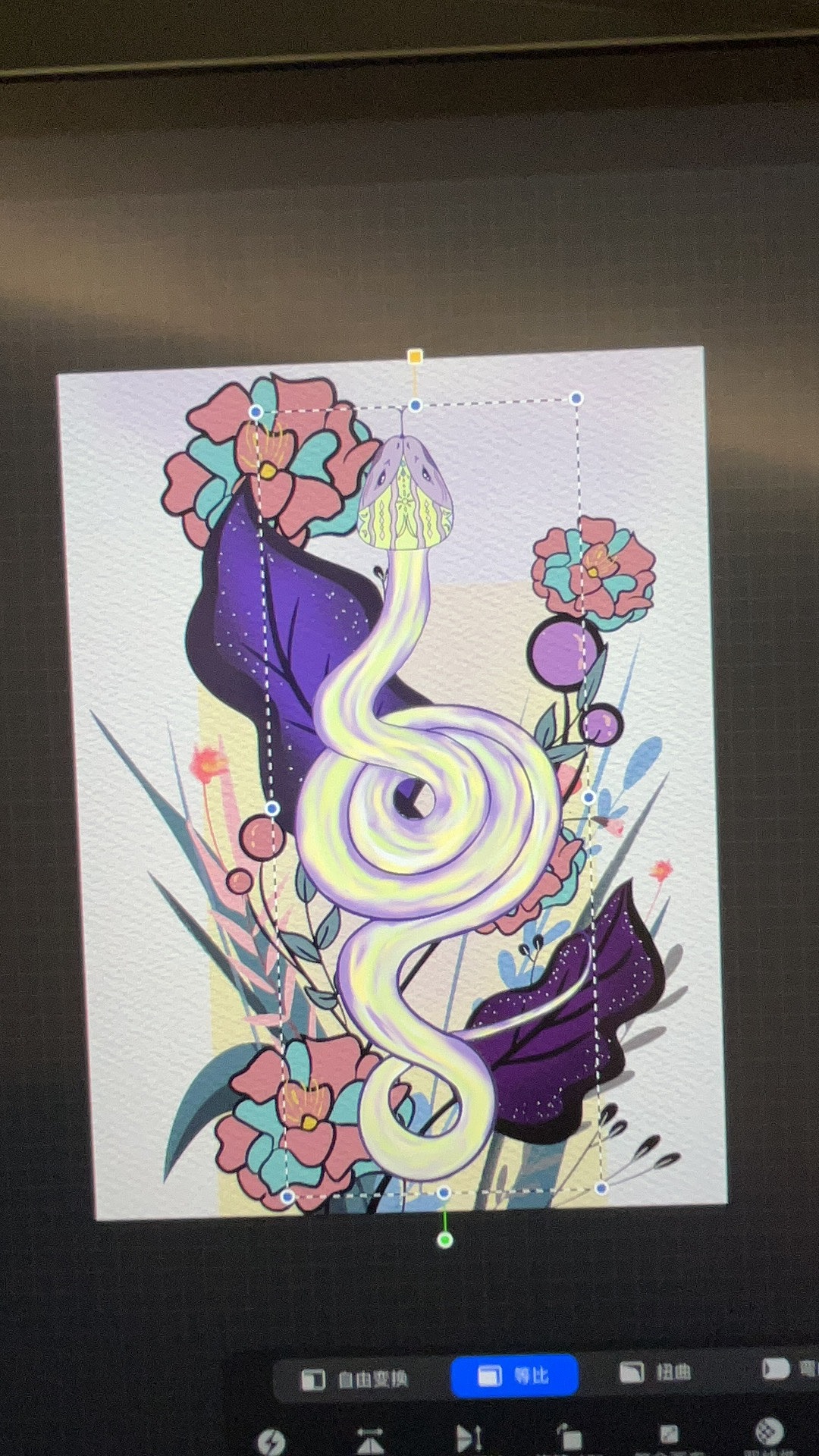 新作品：🐍年限定炫彩插画（图ZMzgxNjg1NTYw） - 商业插画 - 站酷设计师一念Yiner原创素材 - 站酷ZCOOL