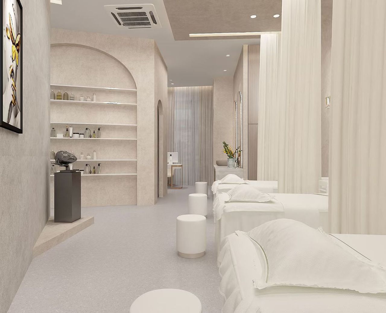 美容店设计（图ZMzU2NjU5ODMy） - 展陈设计 - 站酷设计师G诺设计原创素材 - 站酷ZCOOL