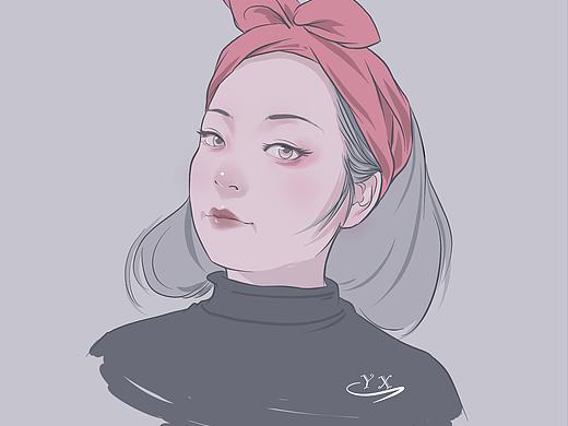 插画大头设计