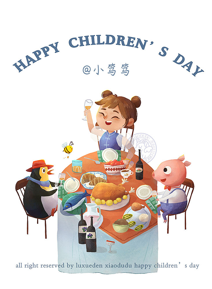 幼儿园准备的自助餐