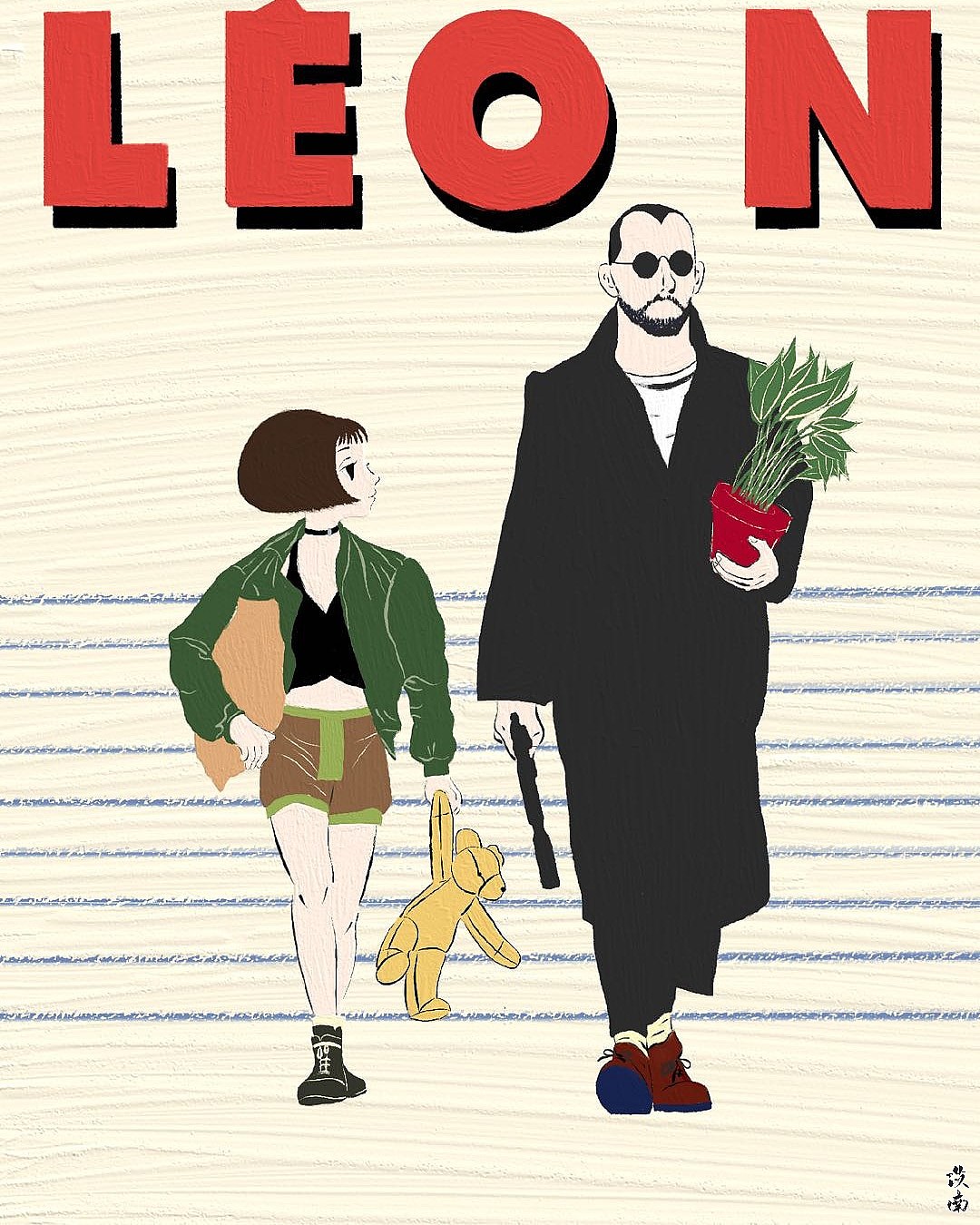 这个杀手不太冷（图ZMjAzMDE0ODc2） - 海报 - 站酷设计师苡南原创素材 - 站酷ZCOOL