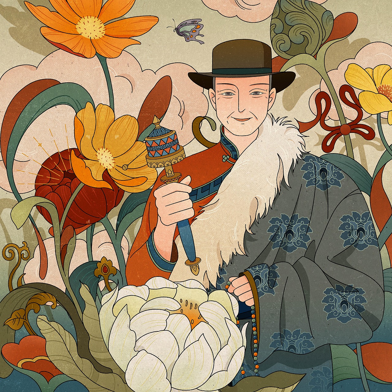 SIA x 布达拉宫 x 薇卷(图ZMjgwMDI3NDI0) - 商业插画 - 站酷设计师薇卷原创素材 - 站酷ZCOOL