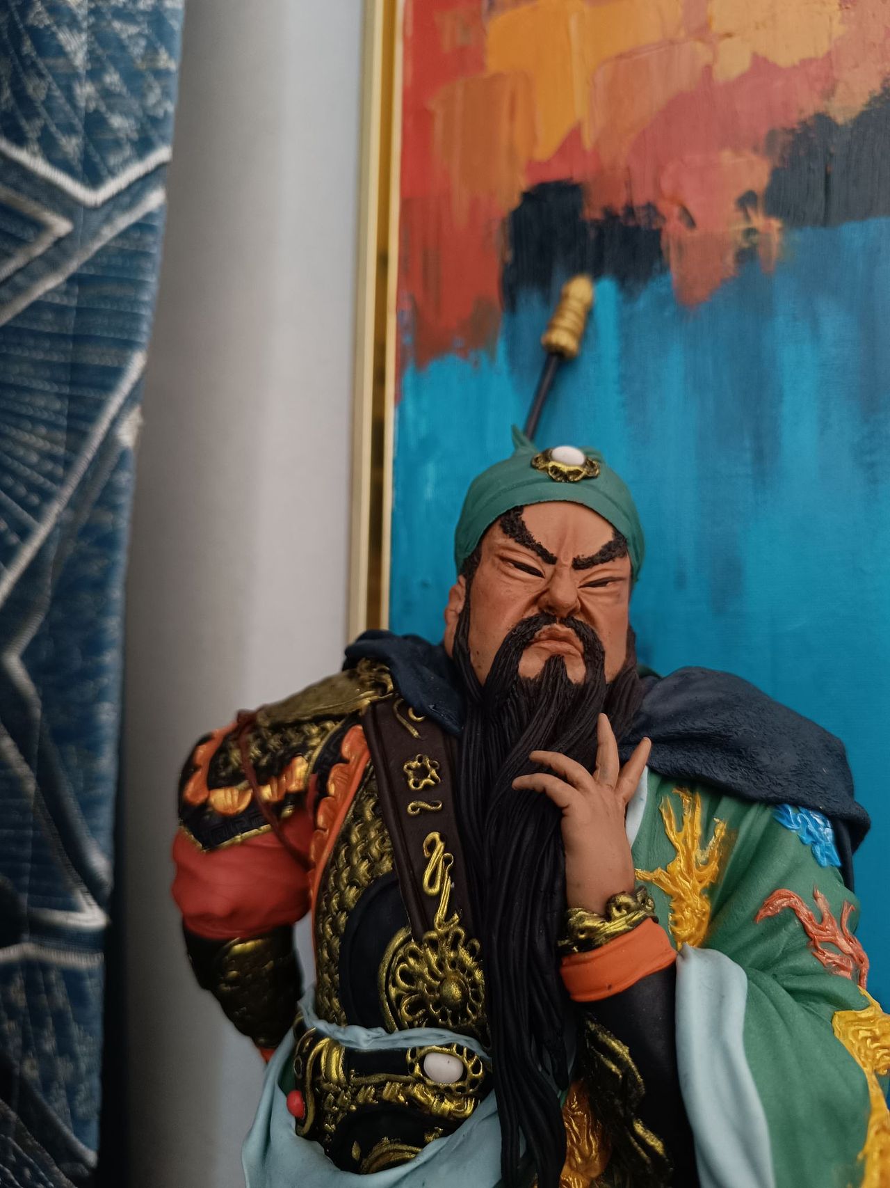 非遗面塑——关公