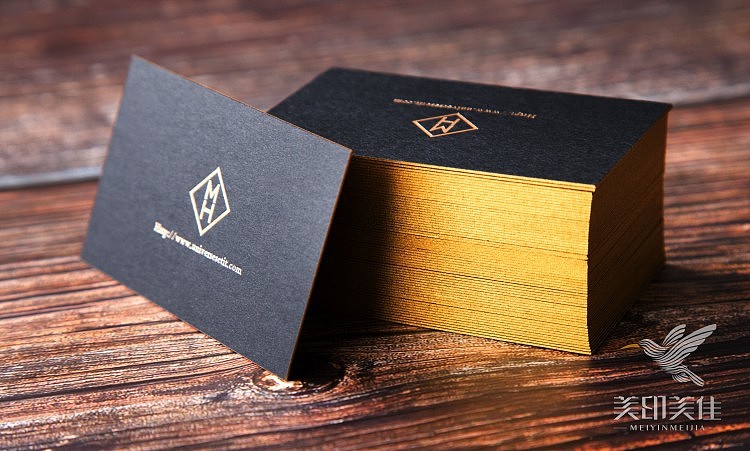 烫金+擦金边名片（图ZMTMxMjc1MTky） - 宣传物料 - 站酷设计师美印美佳名片原创素材 - 站酷ZCOOL
