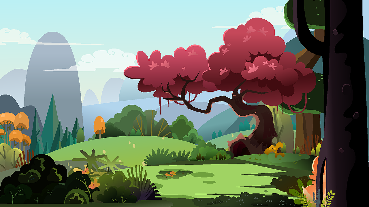 一组矢量动画场景（图ZMjEzOTI2MzMy） - 儿童插画 - 站酷设计师是大磊啊原创素材 - 站酷ZCOOL