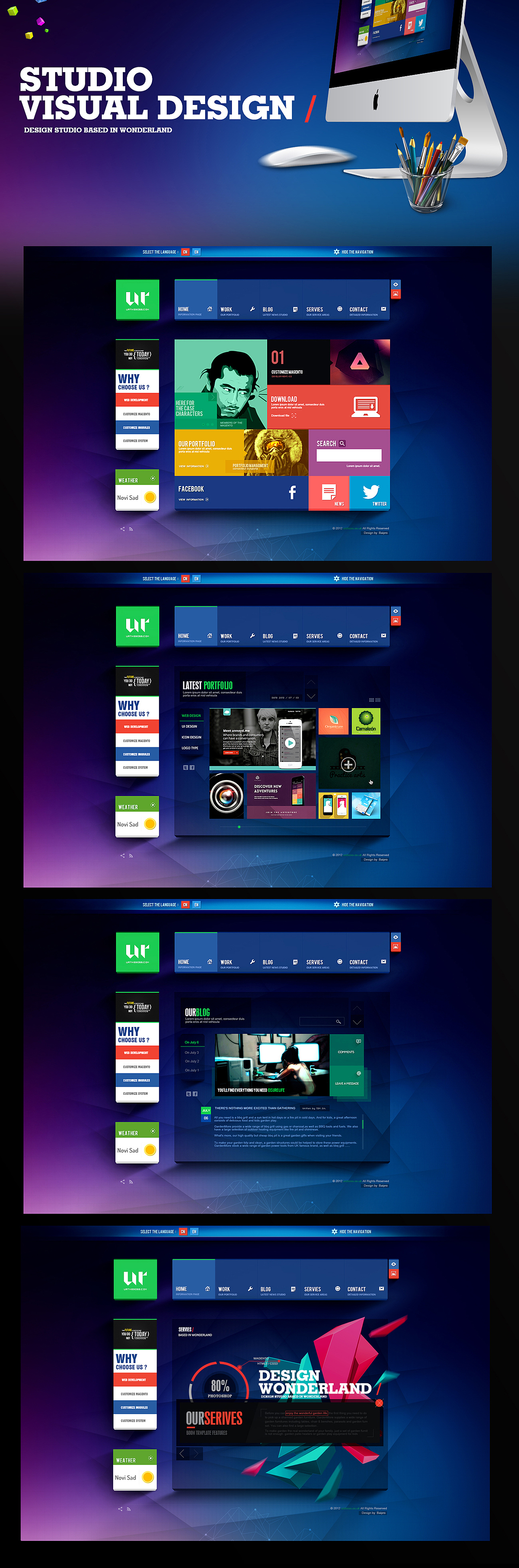 两套网页视觉稿子（图ZMTc1NjIyOTY=） - 企业官网 - 站酷设计师白杨_原创素材 - 站酷ZCOOL