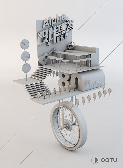 c4d（图ZMTIxNTM1NTE2） - 其他三维 - 站酷设计师二二姐原创素材 - 站酷ZCOOL