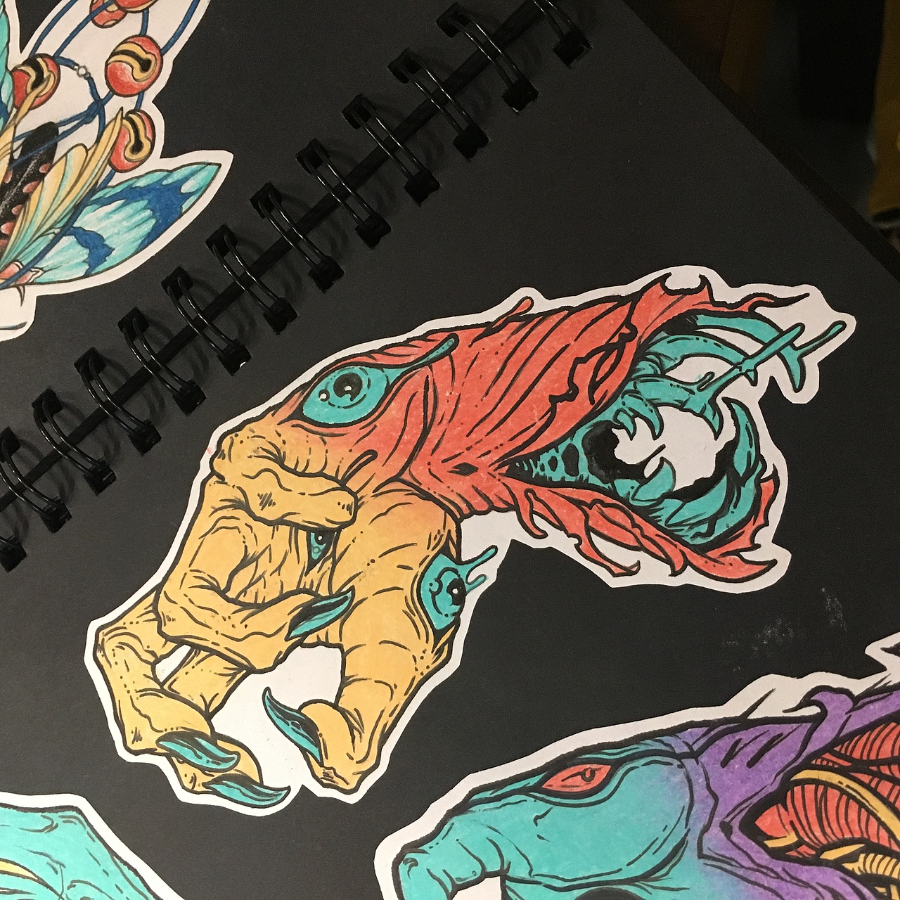 魔爪newschool文身图案