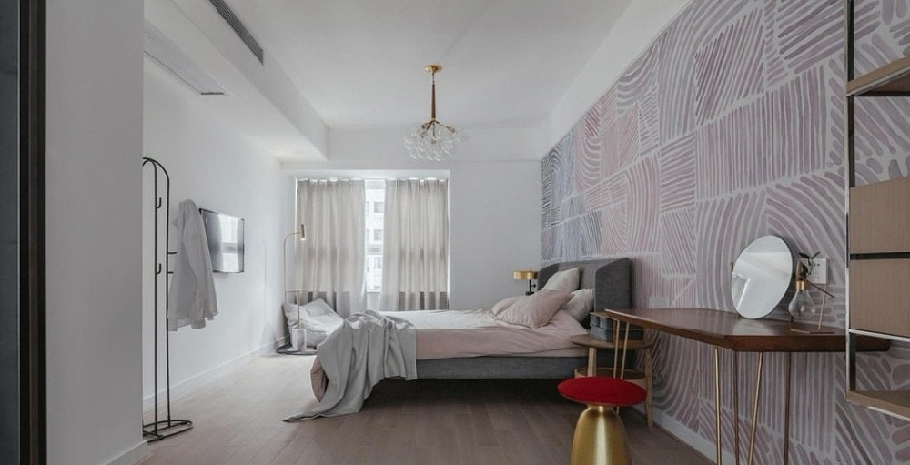 非常精致的卧室。