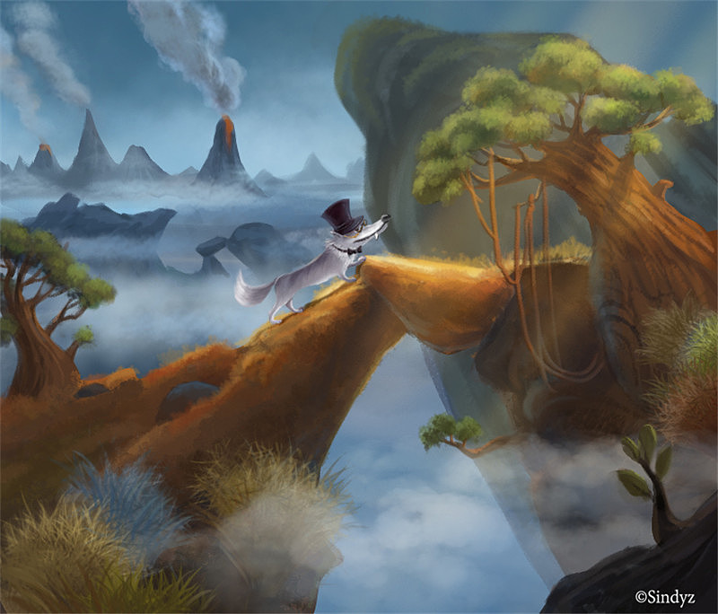 梦游仙境游戏场景（图ZNzA4Mjg1MzI=） - 游戏原画 - 站酷设计师Sindy若叶原创素材 - 站酷ZCOOL