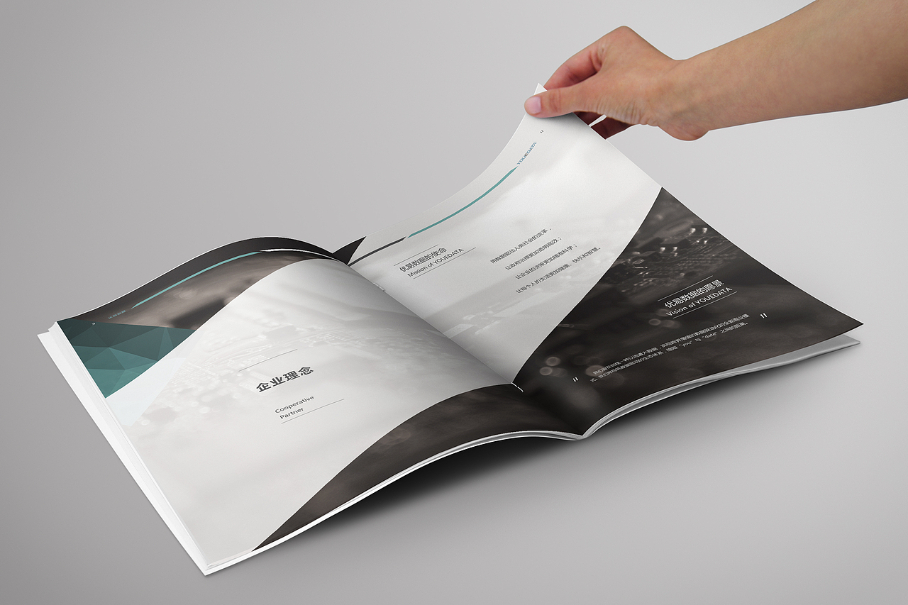 大數(shù)據(jù)企業(yè)畫冊(cè)（圖ZMTM1OTcwMzQ4） - 書籍/畫冊(cè) - 站酷設(shè)計(jì)師梅香閣絮原創(chuàng)素材 - 站酷ZCOOL