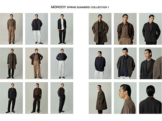 1月为朋友品牌MONODY拍摄的2021S/SLookbook 