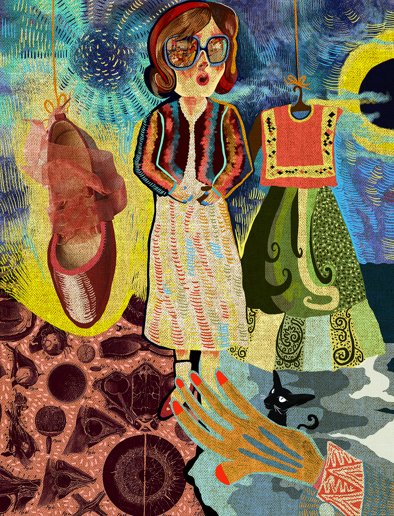 语陌手绘工作室｜原创鞋品牌系列插图（1）（图ZMTI0MDczODQw） - 商业插画 - 站酷设计师祛魅研究所原创素材 - 站酷ZCOOL