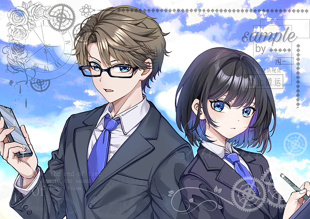 【客单】一张动漫二次元文字设（图ZMzQwODQwNzEy） - 其他动漫 - 站酷设计师画時原创素材 - 站酷ZCOOL