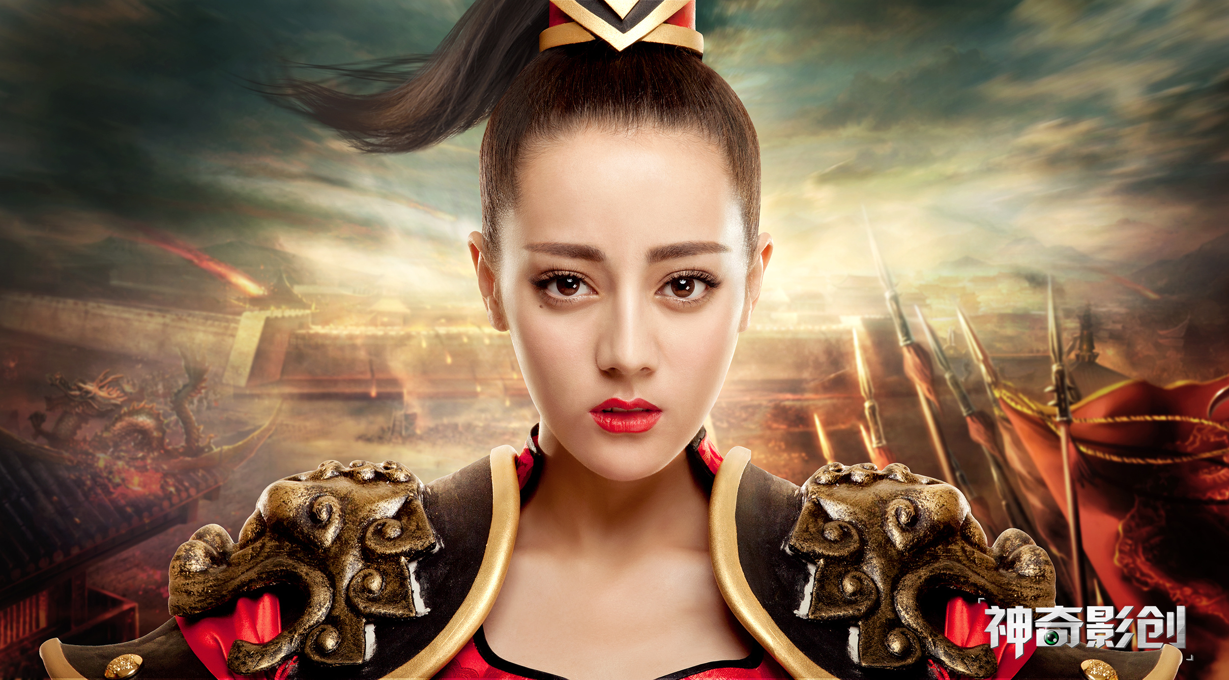 [游戏海报] 女武神&女皇 cosplay by 迪丽热巴