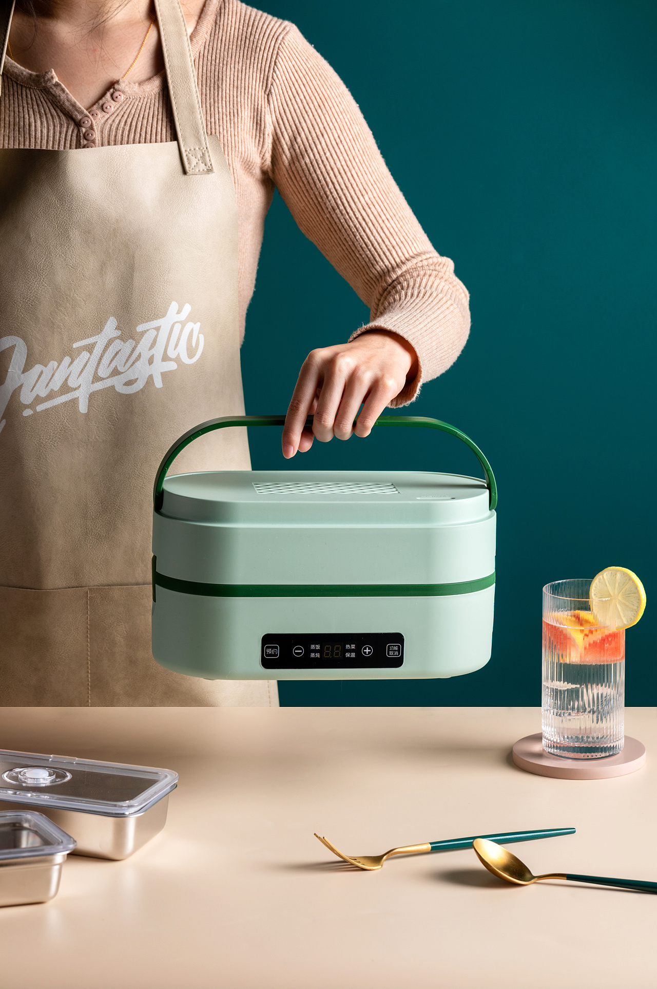南京电商产品拍摄 多功能电热饭盒可插电加热上班族