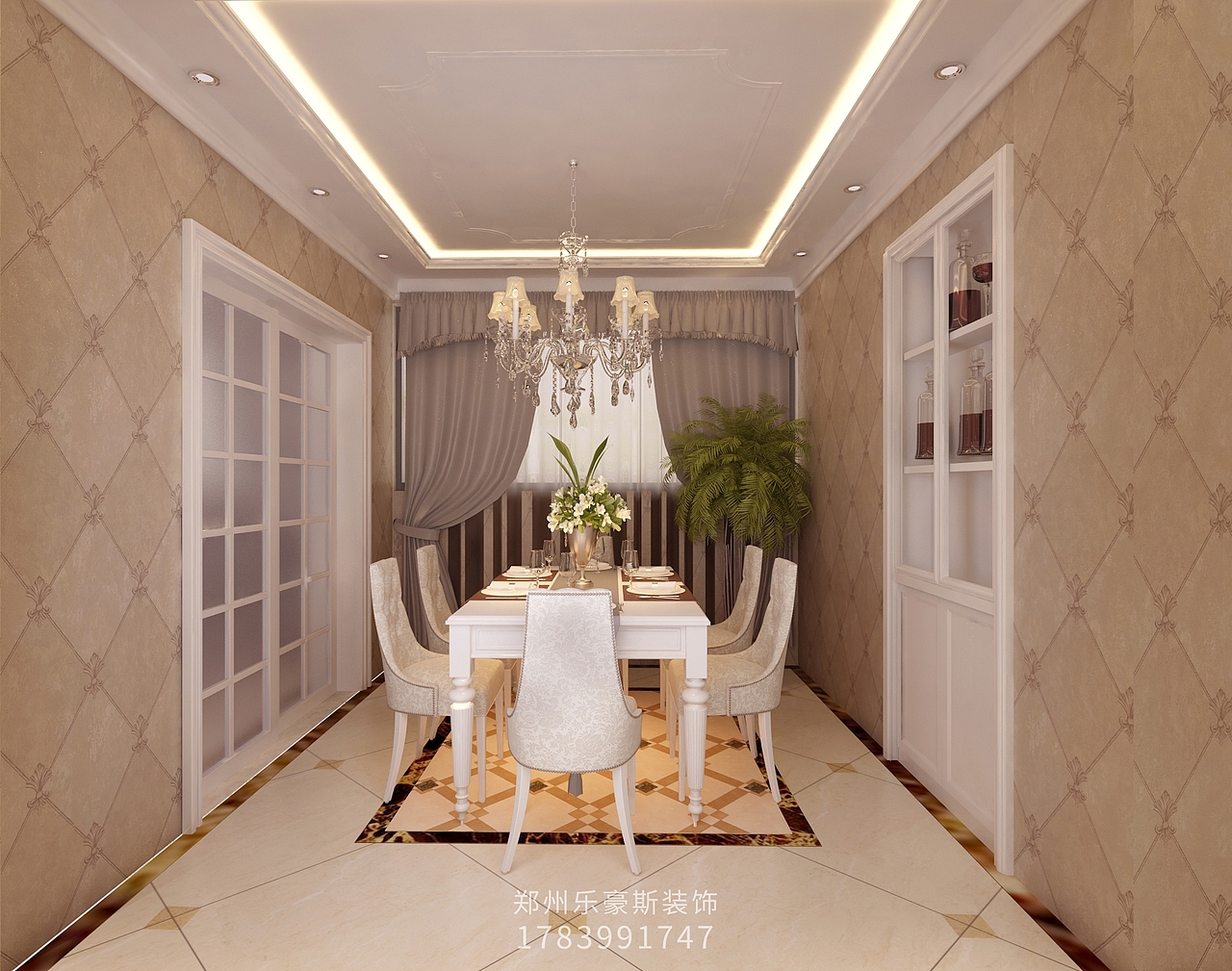 郑州乐豪斯装饰美式风格