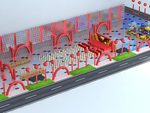 商贸开业效果示意图