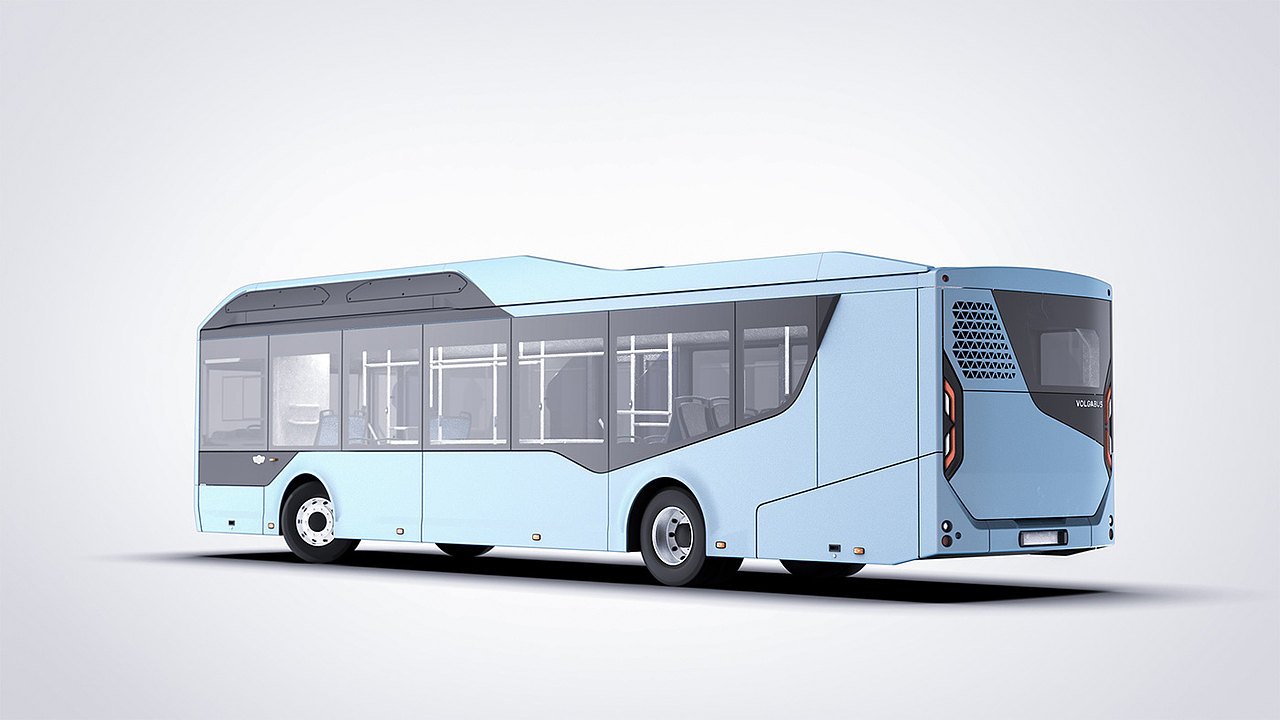 伏尔加斯电动客车cr12e设计高清图集转