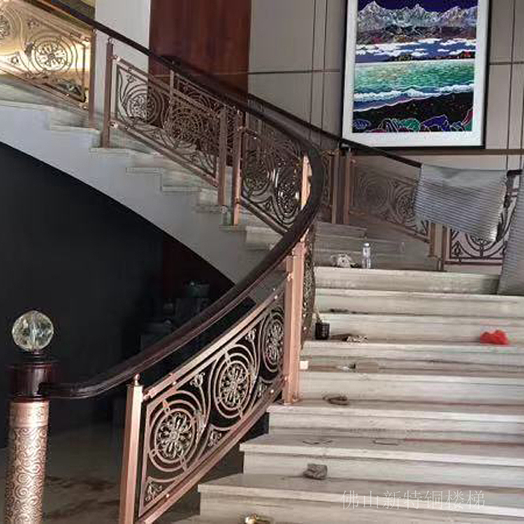 别墅铜楼梯护栏酒店铜艺护栏耐看设计（图ZMjUyNjAxMjQ0） - 家装设计 - 站酷设计师13266379425新特原创素材 - 站酷ZCOOL
