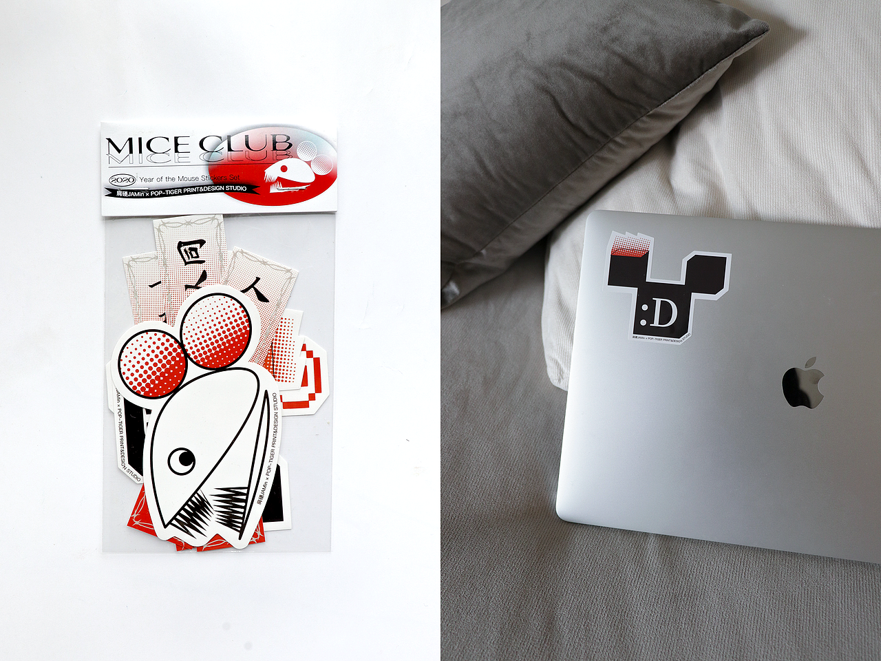 2020鼠年新春丝网印刷产品|肩硬jamin × pop tiger