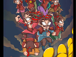 关于兵马俑的一些插画