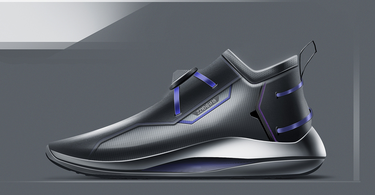 ps二维渲染手绘——运动鞋表达