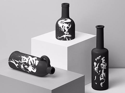 书法字体设计-黄陵野鹤-水墨字境研究-11（激昂水墨）