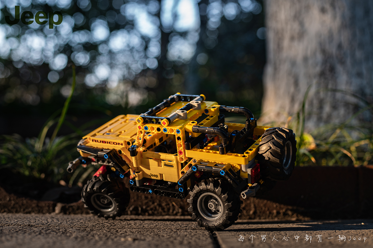 JEEP乐高积木拼装玩具拍摄