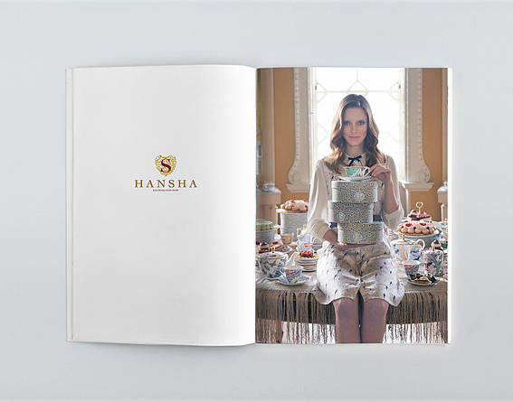 HANSHA丝绸礼品视觉识别设计
