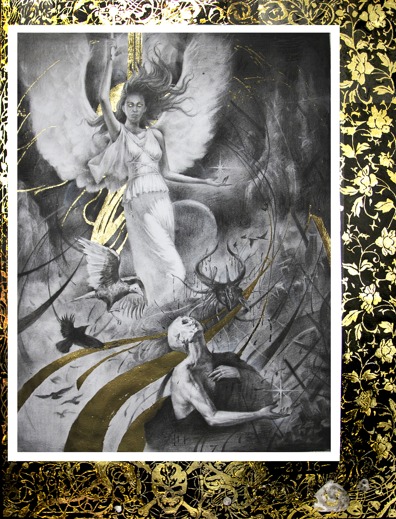 《殇》（图ZODk0MTI4MjA=） - 艺术插画 - 站酷设计师一匕原创素材 - 站酷ZCOOL