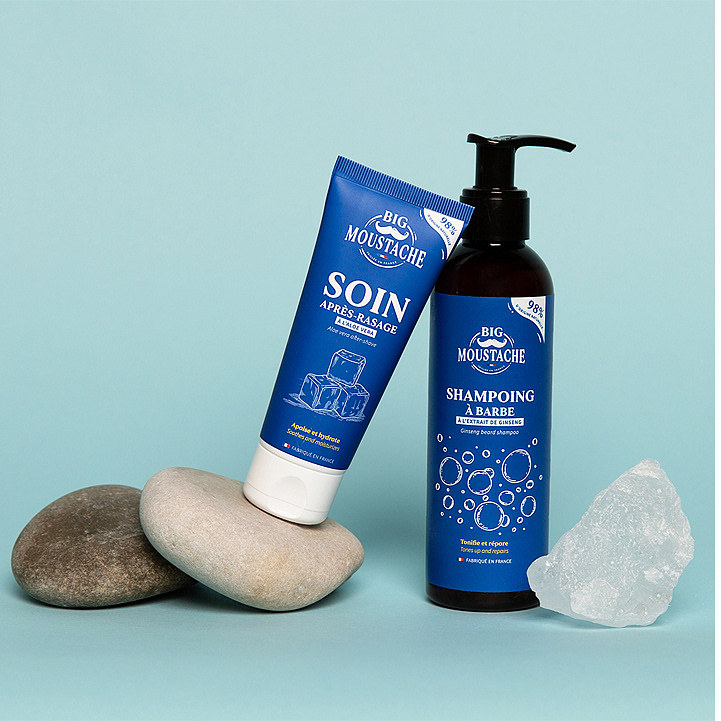 男士护肤清洁产品包装VI设计|Big Moustache|法国设计（图ZMzA0NjY3MzE2） - 包装 - 站酷设计师LiLiIoveFR原创素材 - 站酷ZCOOL