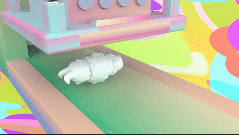 三维动画#雪糕怪