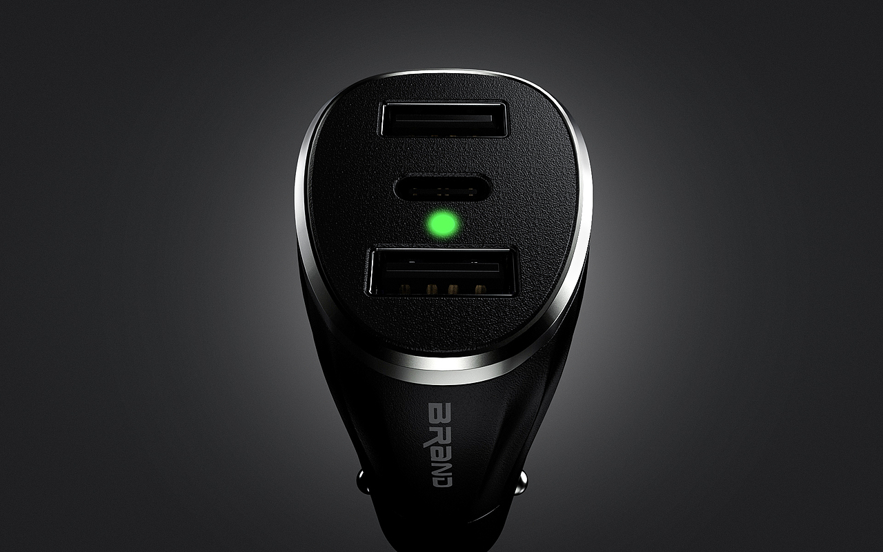 车载充电器外观设计