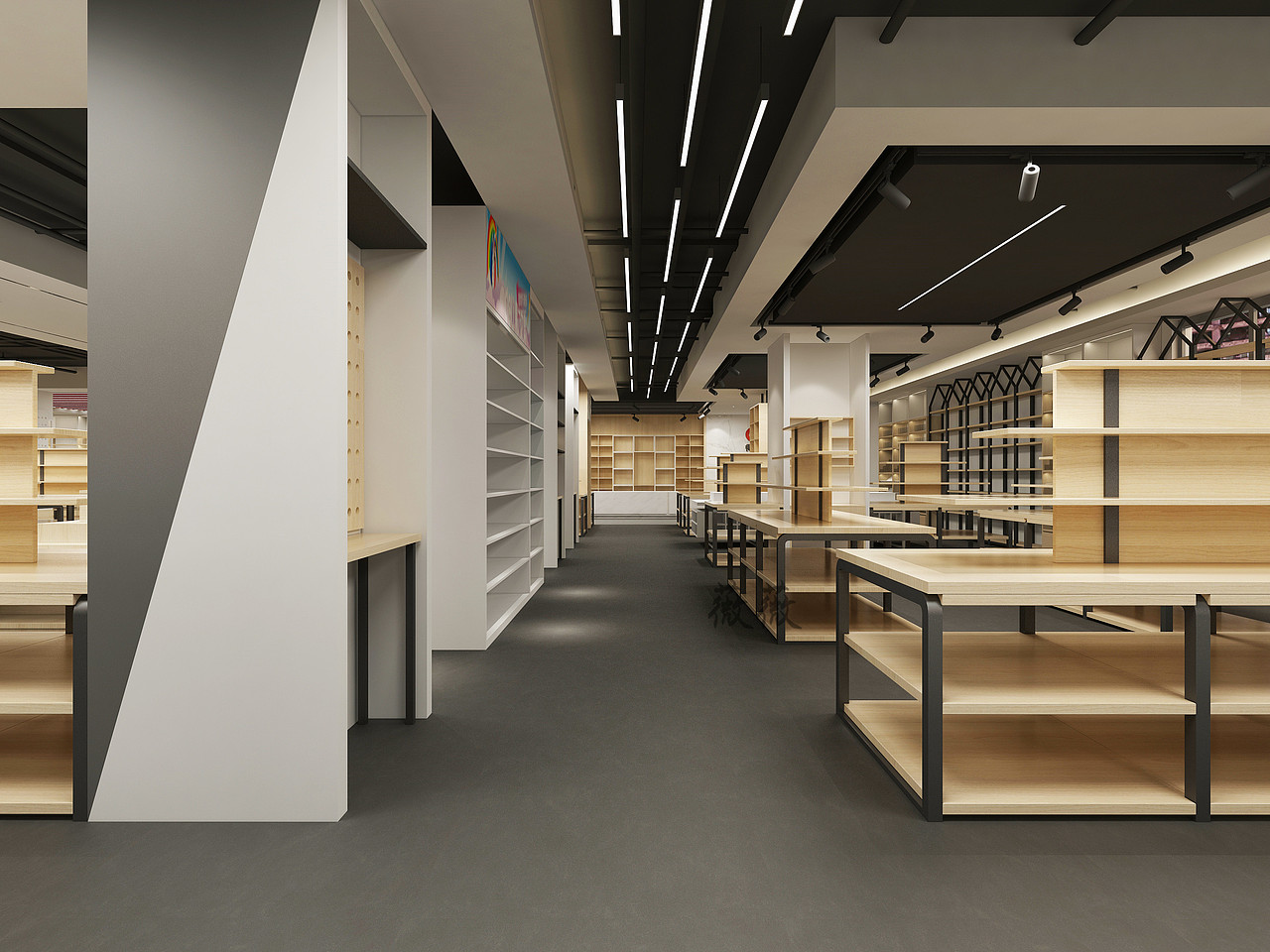 得力展示中心 有规有矩的排列展示