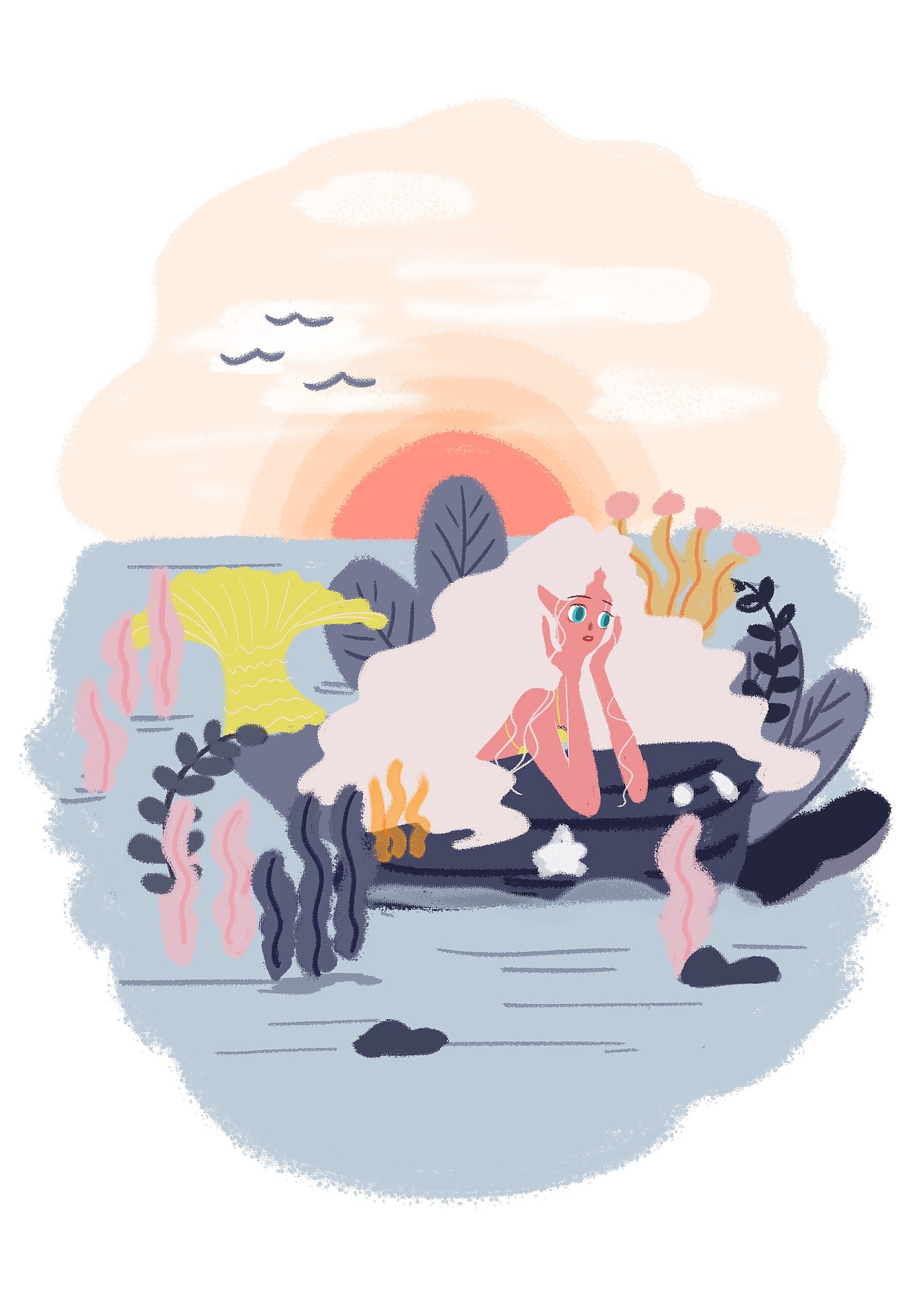 插画（图ZMTUwODcyMzQ4） - 创作习作 - 站酷设计师Osutio_oo原创素材 - 站酷ZCOOL