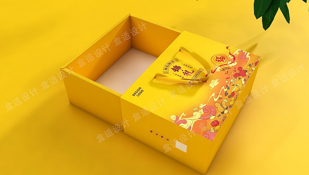 箱盒汇 | :“锦礼”年货礼盒包装设计