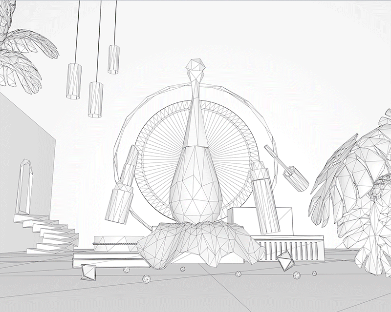 C4D化妆品场景搭建渲染