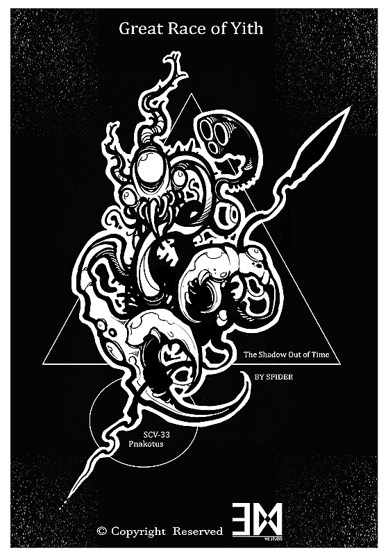 神谕---克苏鲁（图ZMjY2ODY5NjA0） - 商业插画 - 站酷设计师一蜘大蛛原创素材 - 站酷ZCOOL