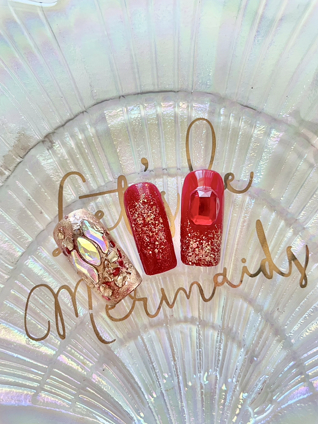 新年,指尖上的一点红~