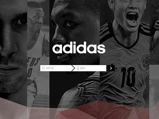 adidas后台界面