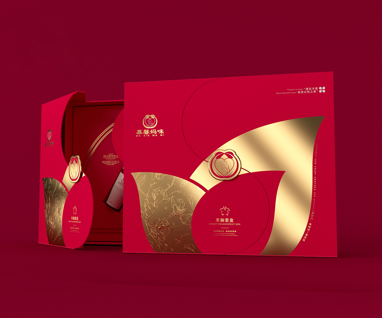 慕馨妈咪-丰胸套盒（图ZMjM5MDAyMzQ0） - 包装 - 站酷设计师繁星FAN设计原创素材 - 站酷ZCOOL