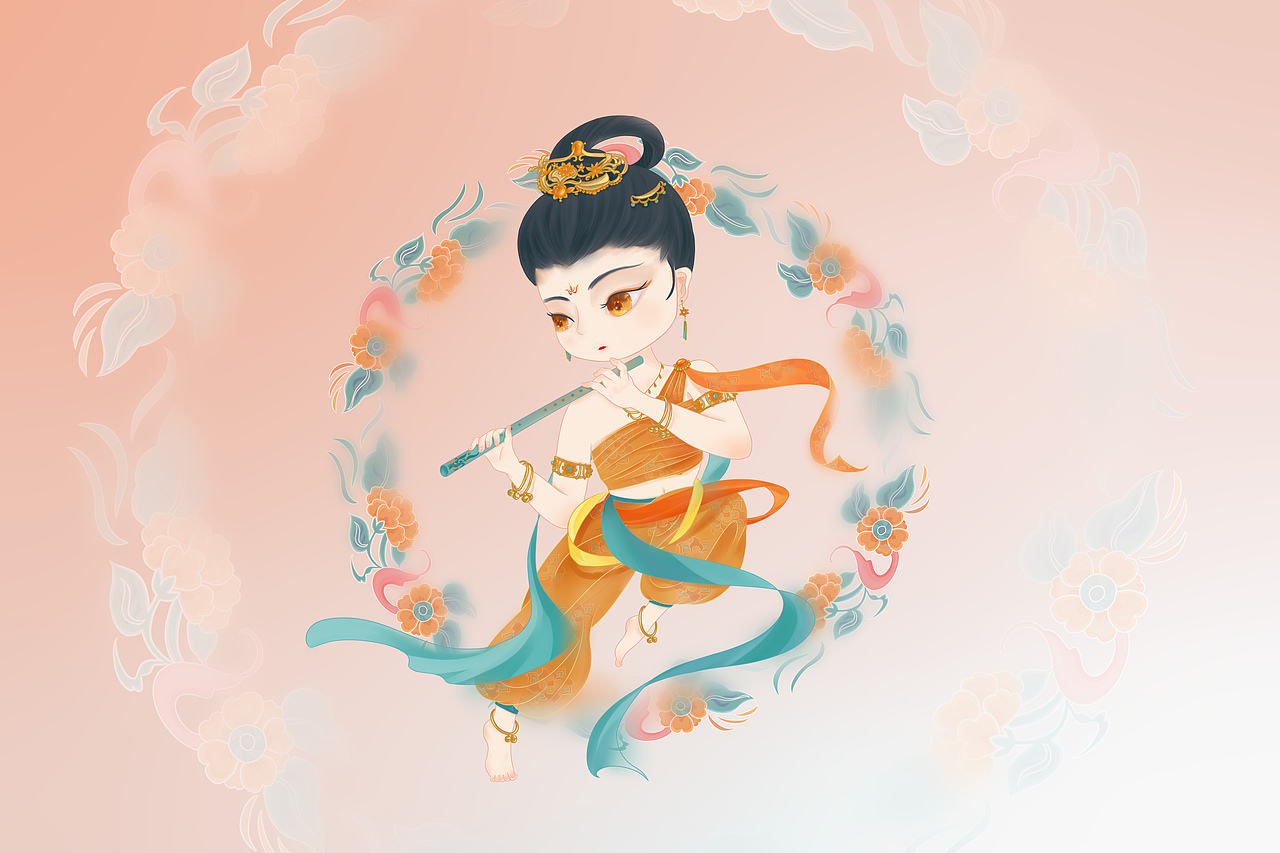 飞天（图ZMzA4MDgzNzAw） - 创作习作 - 站酷设计师陈故辞原创素材 - 站酷ZCOOL