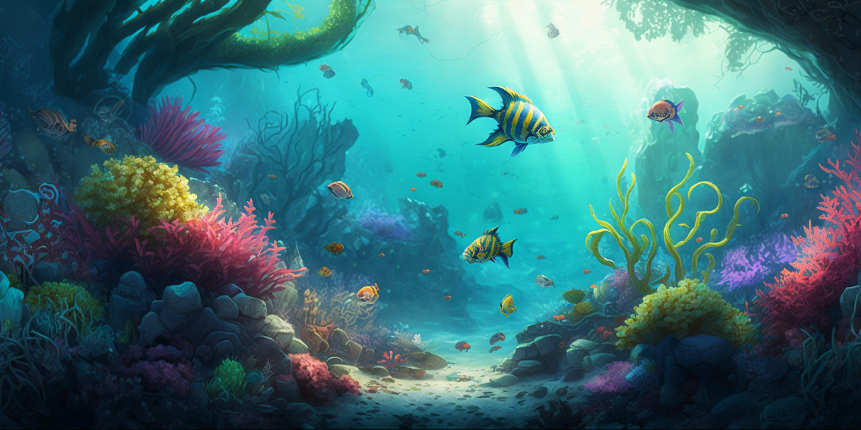 【AI绘画】海底世界