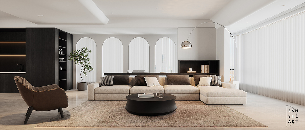 济南半舍空间设计|治愈奶油风