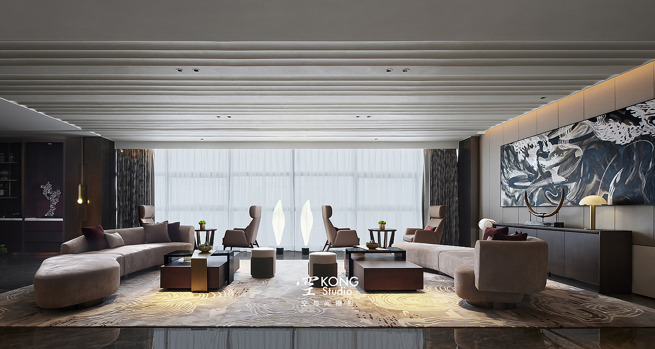 空与间摄影 | 与艺术共生 X 餐饮会所空间