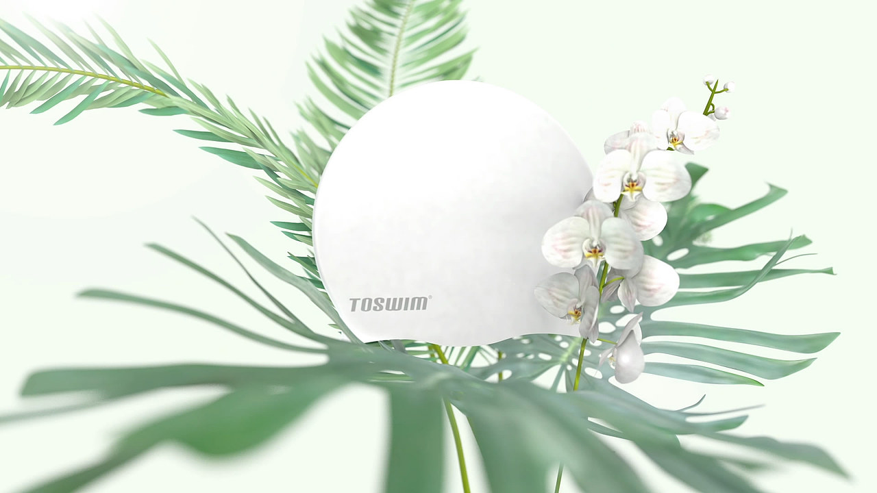 一款泳帽的宣传片视频 写实花朵部分的渲染 C4D制作