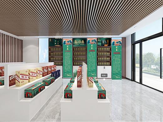 酒公司实体店内设计